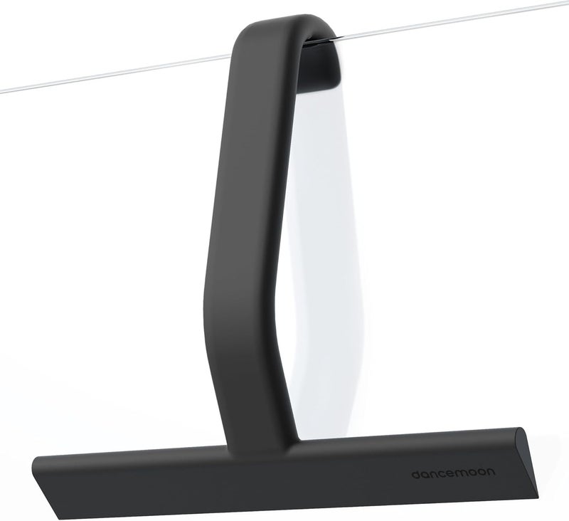 dancemoon JustHang Shower Squeegee for Glass Doors, All-One-Piece Silicone with Built-in Hook Design for Easy Hanging, Household Window Mirror Squeegee for Bathroom, Glass, Kitchen, Tile Wall, Car - Image 1